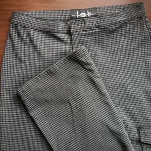 Y2K l.e.i. Plaid Cargo Flare Pants Trousers Retro Grunge